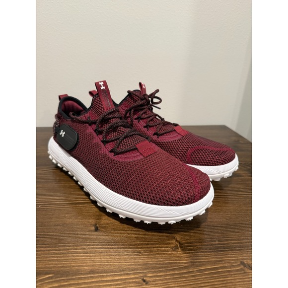 Under Armour Fat Tire Venture Athletic Shoes Deep Red 3027562-601 - Men's 11 - Picture 2 of 6
